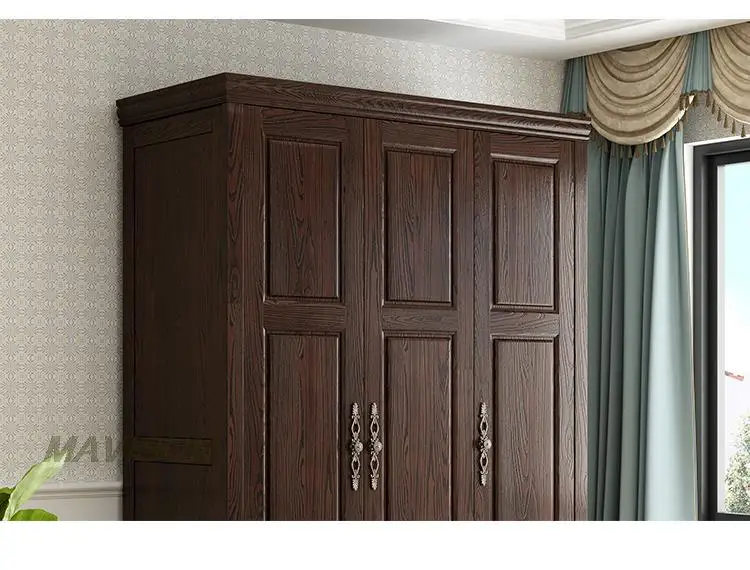 خزانة ملابس بتصميم ريفي كلاسيكي