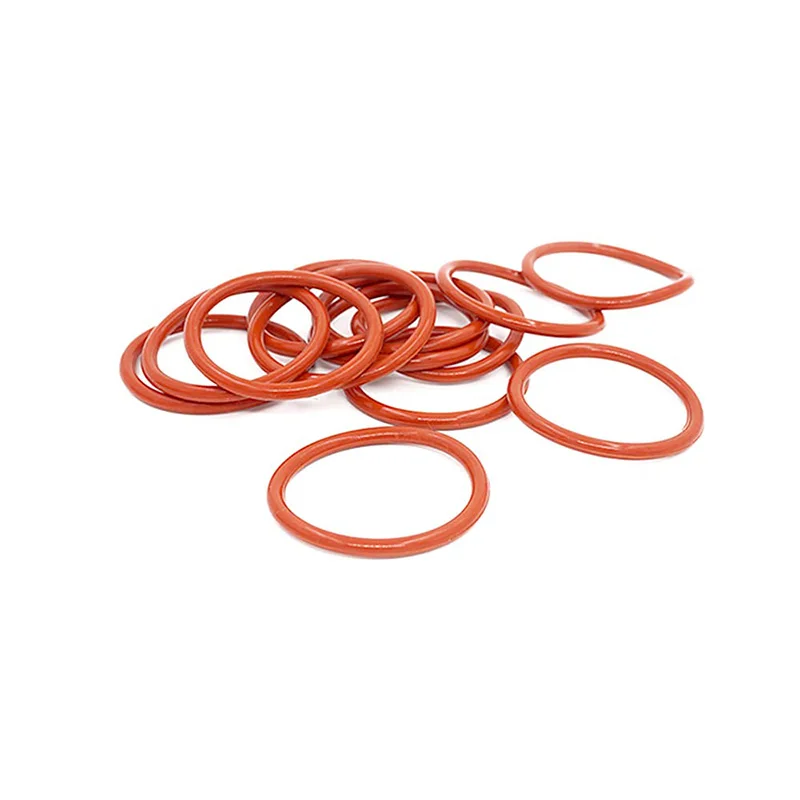 

50PCS Red Silicone VMQ O Ring OD 60/65/67mm CS 1.9mm Food Grade Sealing Waterproof Insulated Rubber Silicon O Type Gasket