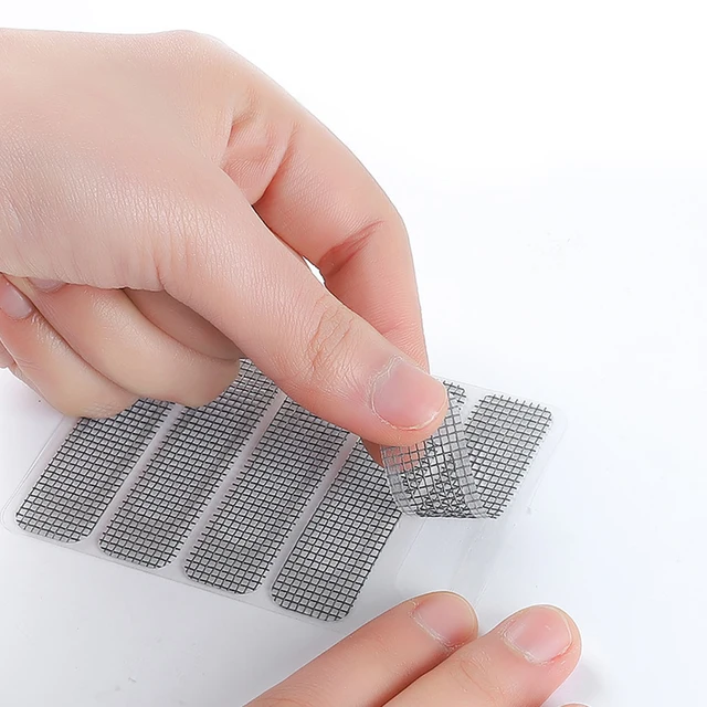 By.RHO Screen Repair Patch Kit - 10 Fiberglass Patches (4⅝" X 6¼") For Windows, Doors, Tents, RVs