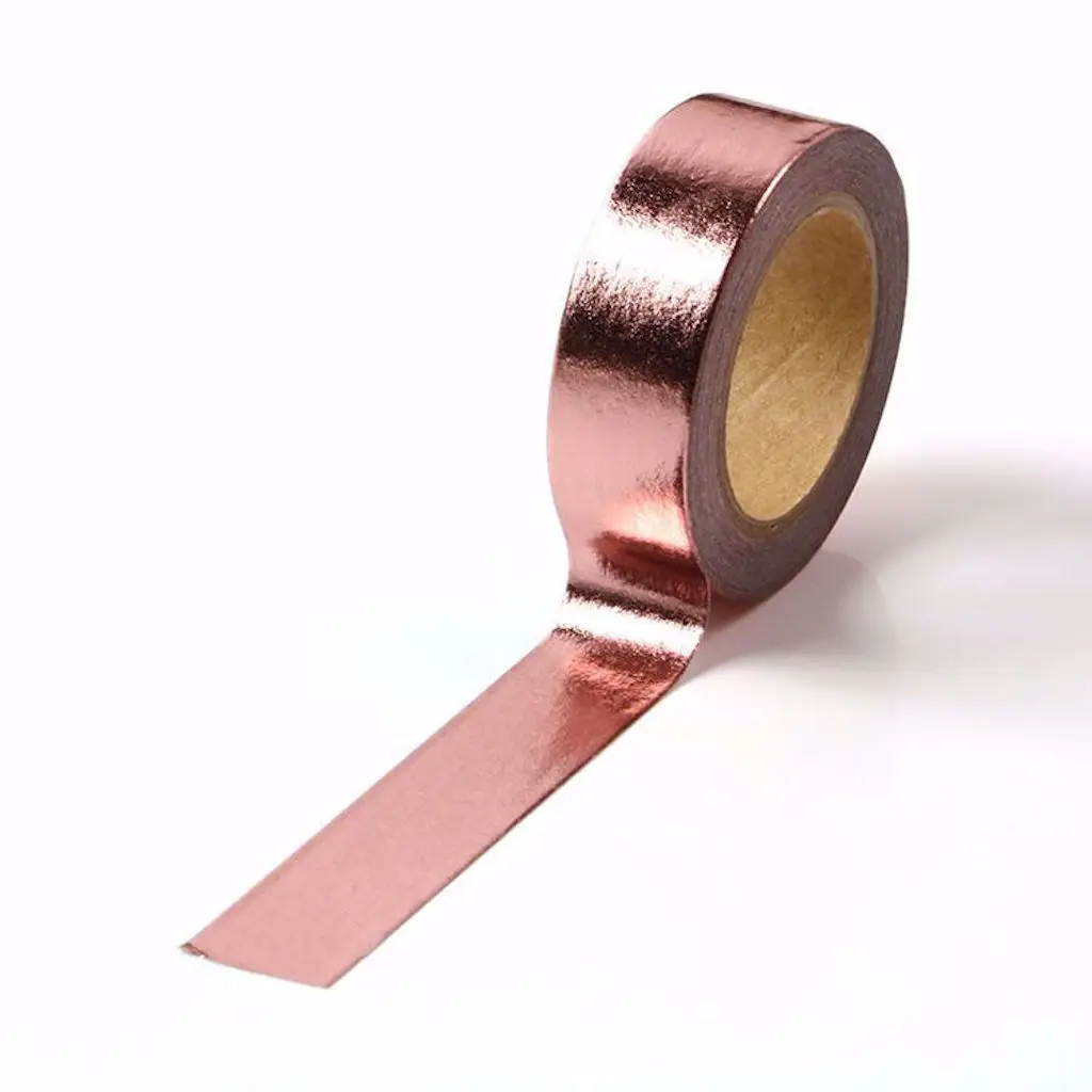 

15mmx10m Superior Foiled Masking Washi Tape Decorative Adhesive Tape For Journaling,Scrapbooking