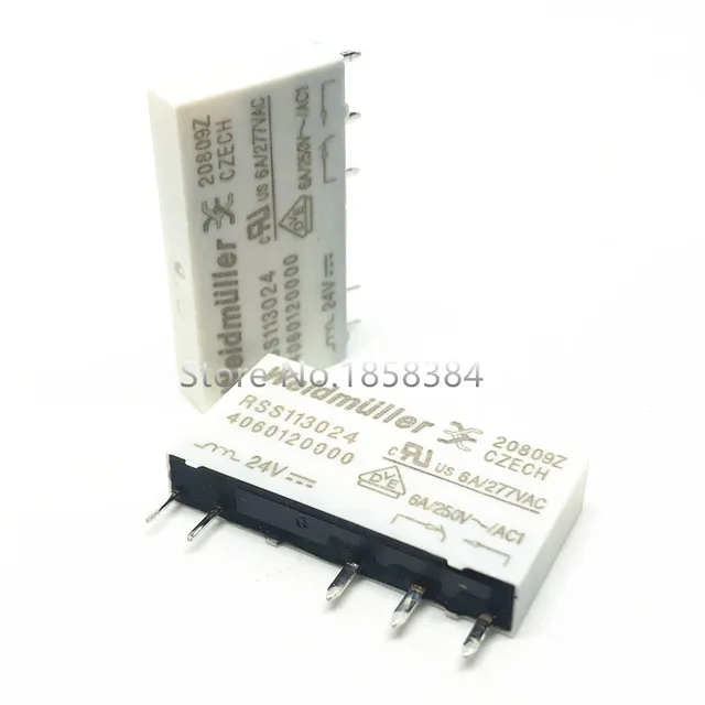 24V Relay 10PCS RSS113024 24V DIP5 Relay - 6A 24VDC Electrical Relays ...