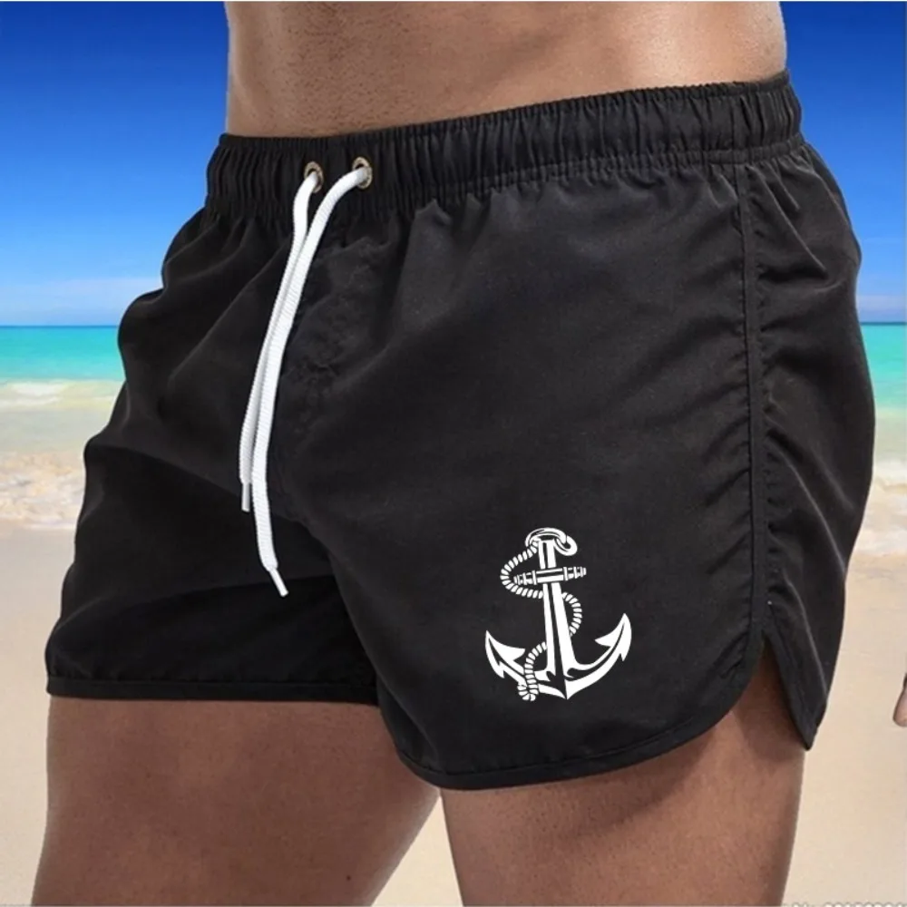 

Trendy Summer Quick Dried Boat Anchor Chart Shorts Men's Swimwear Beach Shorts Sportswear (9 Colors)