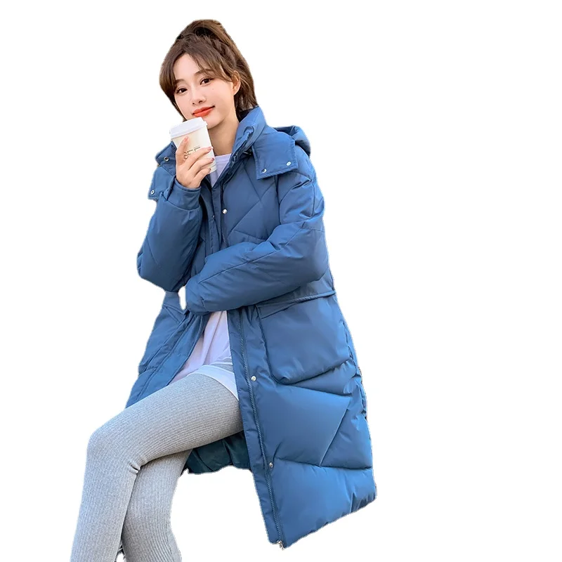 

Winter Female Student Coat Cotton Coat Hooded Casual Warm Coat New Fashion Windproof Women's Parka Large Warm Down Cotton Coat