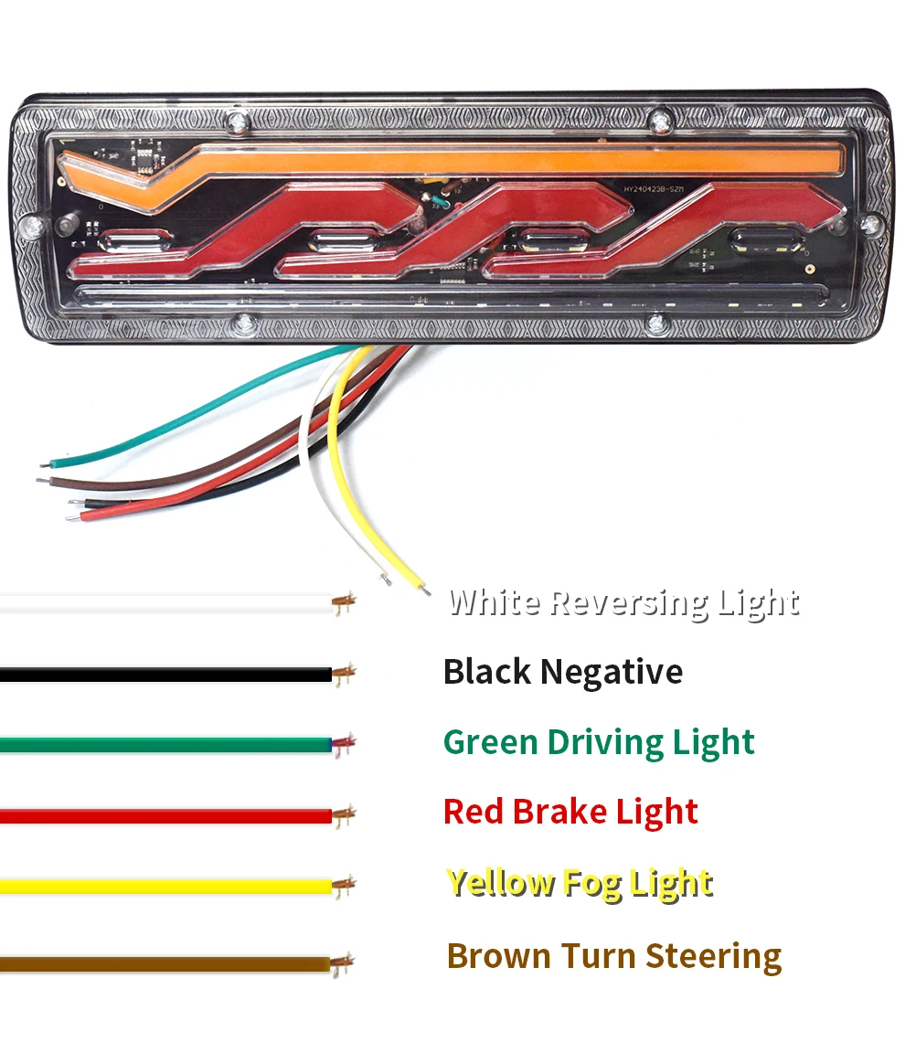 Helle LED-LKW-Rückleuchten mit Mehrfachfunktionen, Rückfahrbeleuchtung mit Bremslicht und dynamischem Blinker für PKW, LKW und Anhänger – Detail 24