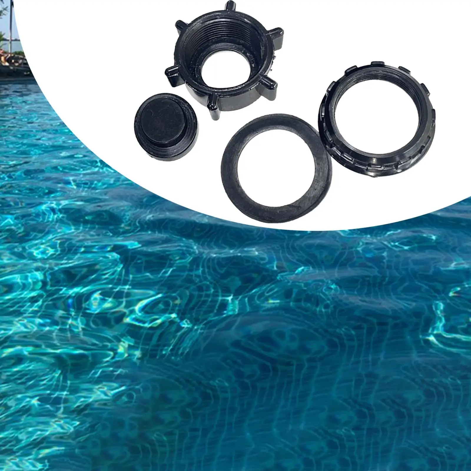 

Sand Filter Drain Plug Assembly Fitting for Hot Tub Swimming Pool Sand Tank