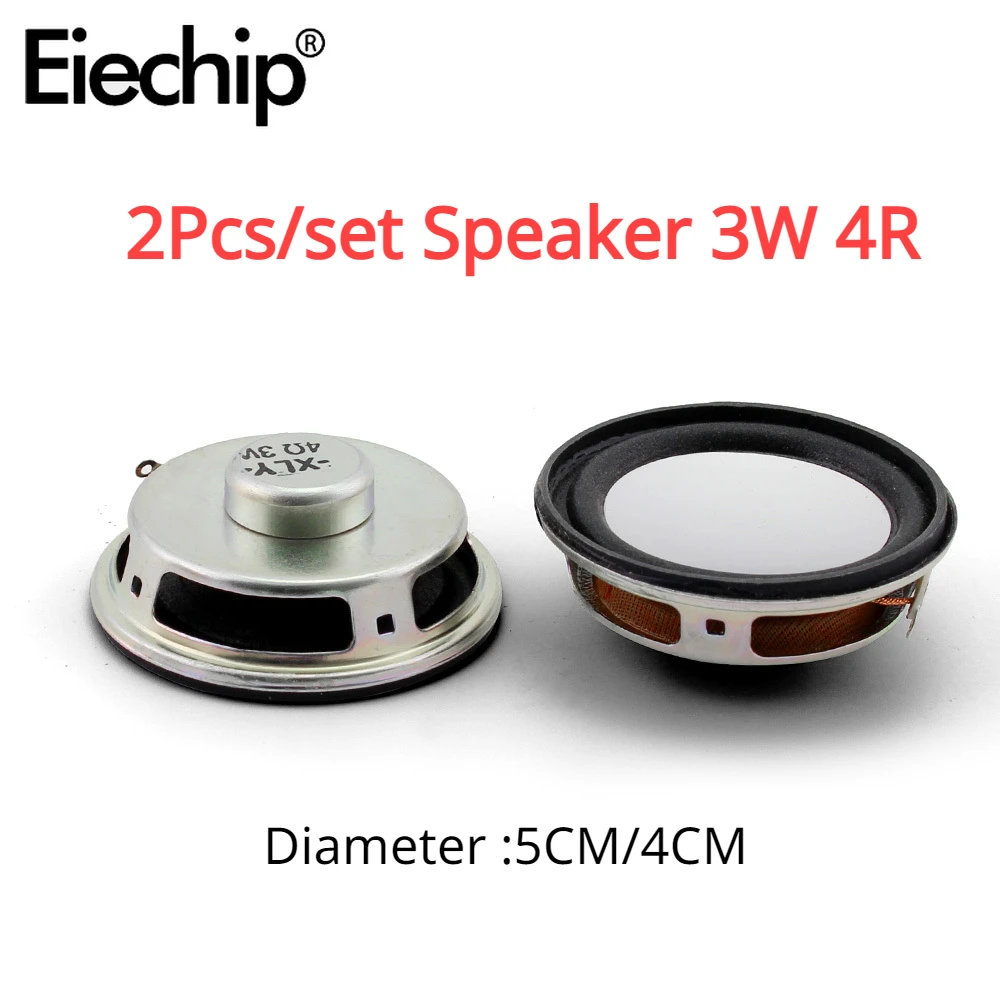 5W 8 Ohm 40 Mm Vervangende Luidspreker, Draagbare 5W Bass Audio Cavity Dubbele Magnetische Luidspreker voor Tv monitor 5W 8 Ohm 40 Mm Vervangende Luidspreker, Draagbare 5W Bass Audio Cavity Dubbele Magnetische Luidspreker voor Tv monitor
