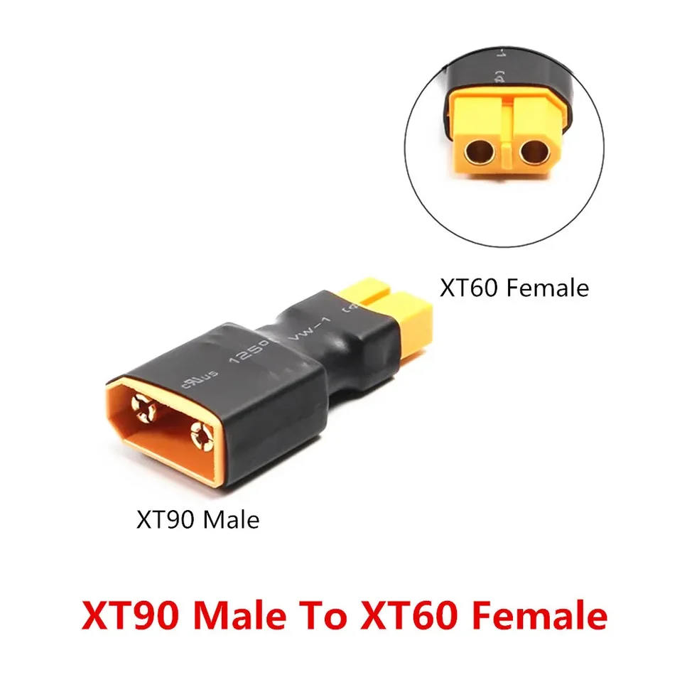Yowoo 4pcs Adattatori XT60 a XT90 Adattatori XT60 Maschio a XT90