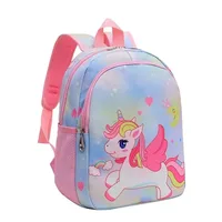 Kids Girls Backpack Cartoon Unicorn Mermaid Print School Bag For Kindergarten Elementary Backpacks For Children Girls 3