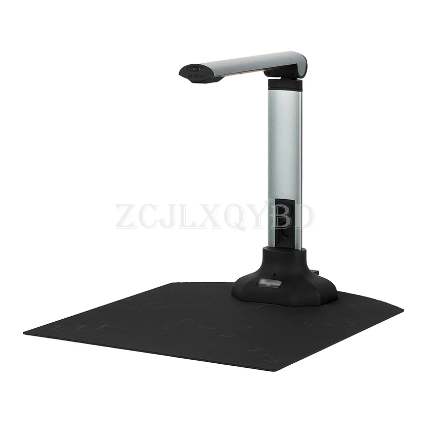 12MP USB Document Camera for Teachers Laptop A4 Size Portable Book Document Scanner with Soft Base File HD Camera