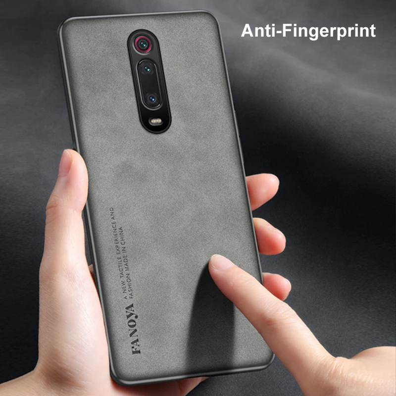 Luxury PU Leather Matte Silicone Phone Case - Business Protection Cover
