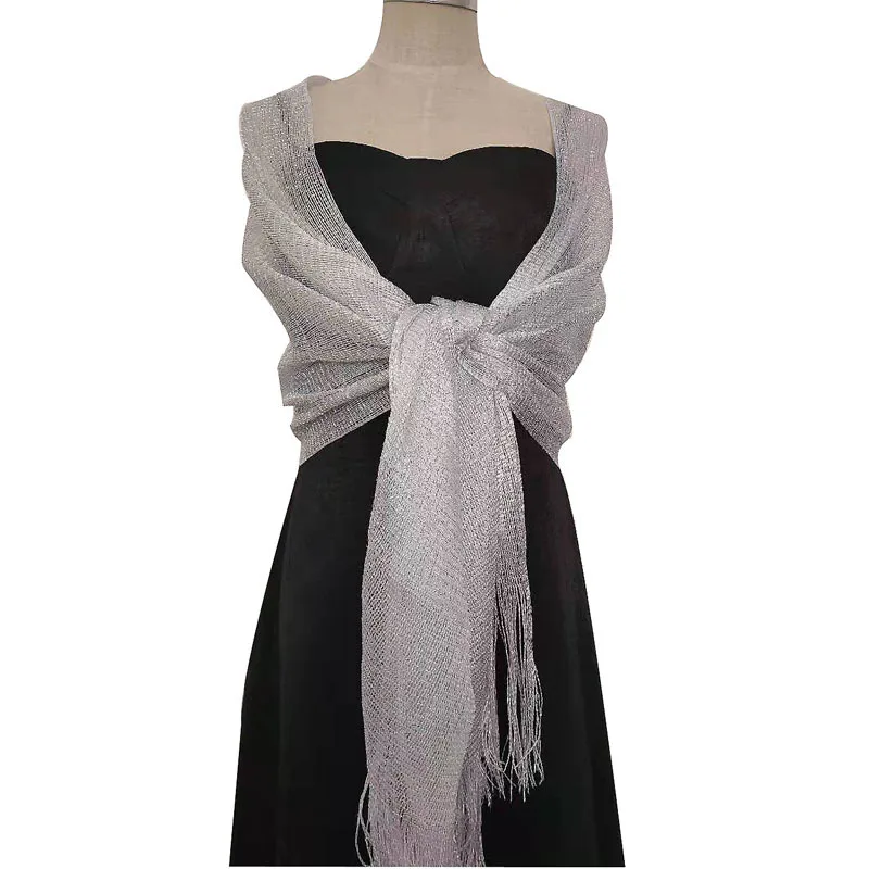 Metallic Evening Dress Dancing Party Scarf Women Shiny Long Wrap Foulard Tassel Female Luxury Plain Wedding Shawl - AliExpress 200000297 Metallic Evening Dress Dancing Party Scarf Women Shiny Long Wrap Foulard Tassel Female Luxury Plain Wedding Shawl - AliExpress 200000297