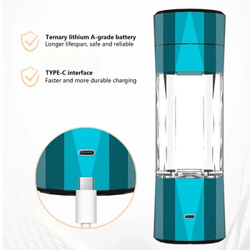 10000PPB Intelligent Hydrogen Rich Water Mug hydrogen water generator Electrolysis Hydrogen water bottle