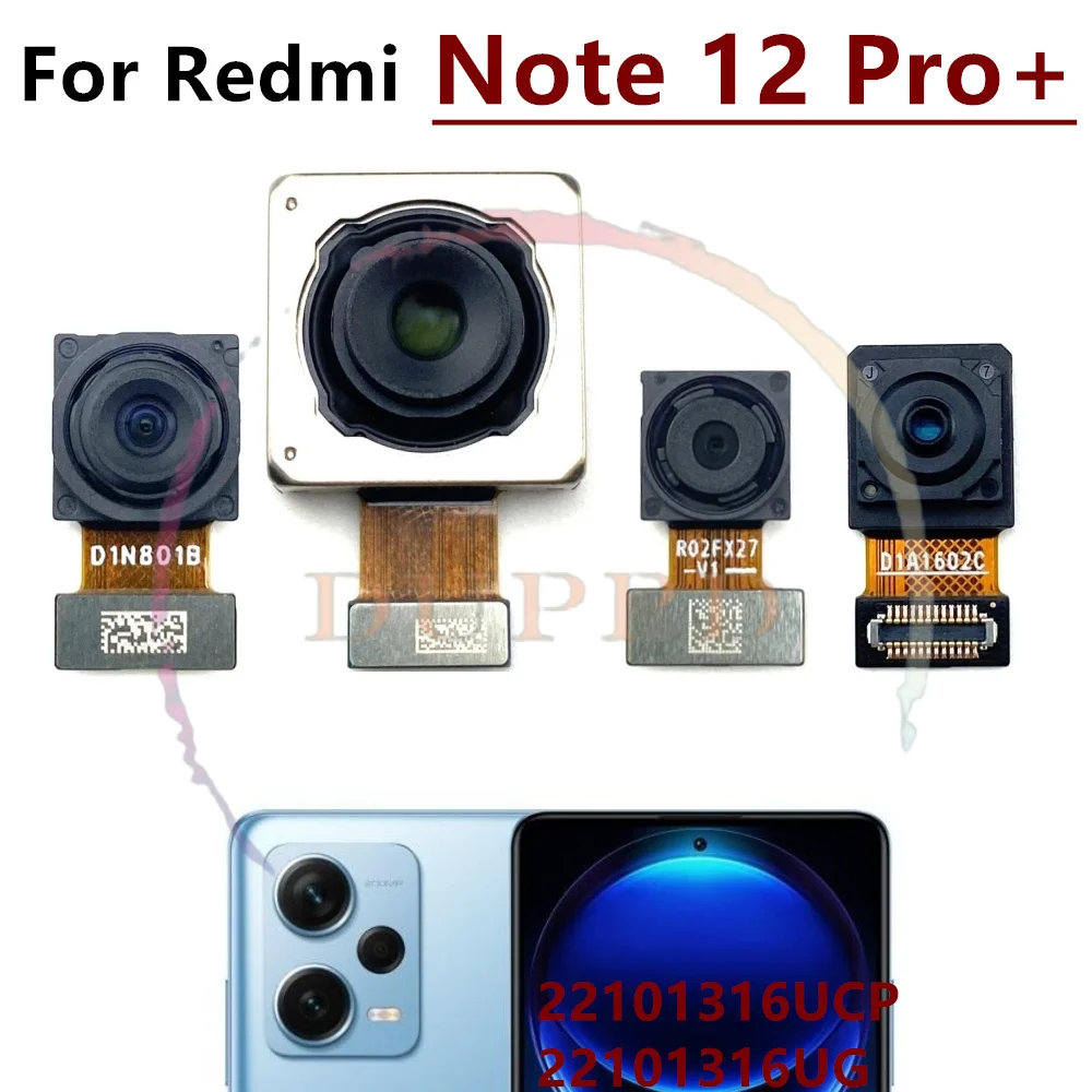 Dual Front and Rear Camera Module Flex Cable for Redmi Note 12 Pro+ 5G