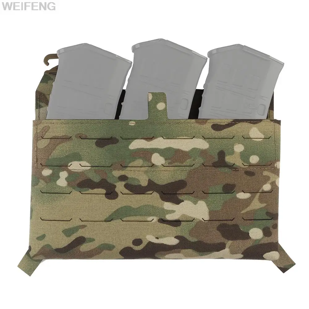 

Tactical Front Plate Magazine Pouch Built-in Military Vest Chest Rig Insert Pouch Hunting 5.56mm Mag Pouch Bag Hook&Loop Carry