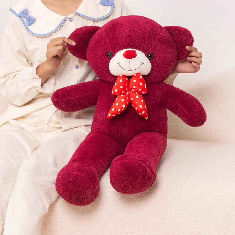

75/95cm Bear Plush Toys Stuffed Teddy Bear Soft Doll Wedding Gifts Party Decor Baby Appease Pillow Birthday Gift for Child Kids