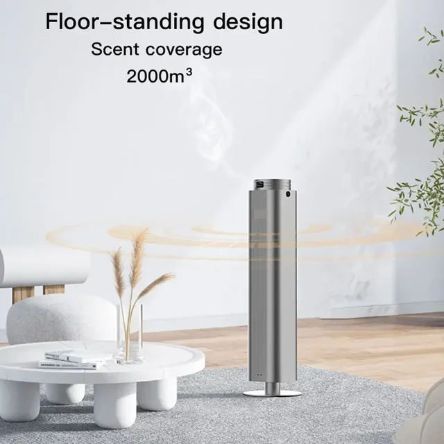 Bluetooth Essential Oil Diffuser Hotel Collection Diffuser Tower Waterless Aroma Diffuser 3000m³ Electric Smart Scent Machine 3