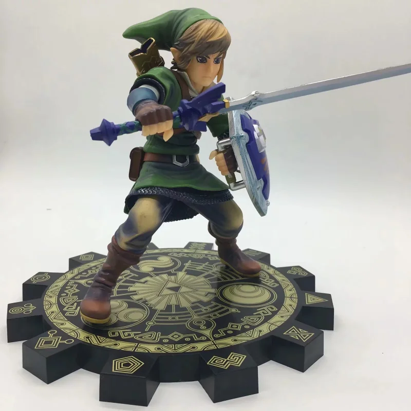 

Bandai The Legend of Zelda Skyward Sword PVC Action Figure 1/7 Toy Zelda Link Figurine Collectible Model Toy Send A Necklace