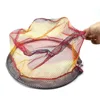 Nylon Fishing Nets Fishing Trackle Collapsible Rhombus Mesh Hole Depth Folding Dip Fish Net Fishing Tool 6