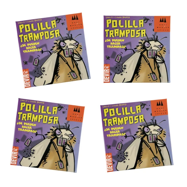 1 PC Mogel Motte Polilla Tramposa jeu de cartes Devir-jeu Moth Cheate/Royal Xiaoqiang tricheur Moth Board Deck pour jouer de fête 1