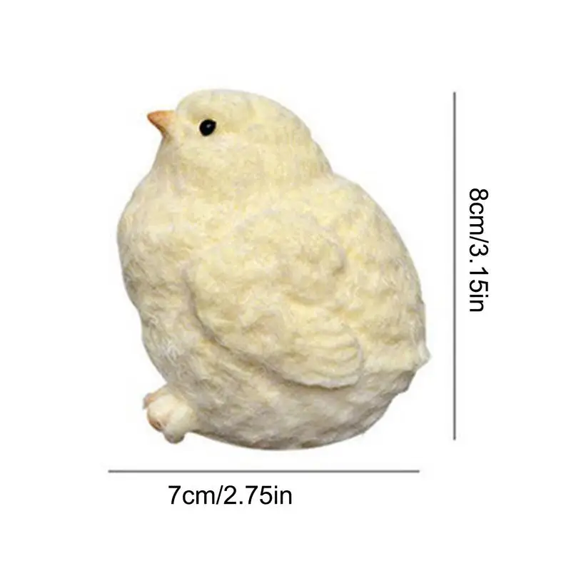 Squishy Toy Handmade Yellow Big Chicken Plush Silicone Squishy Pinching Toys Cute Hen Chicks Taba Squeezing Gift