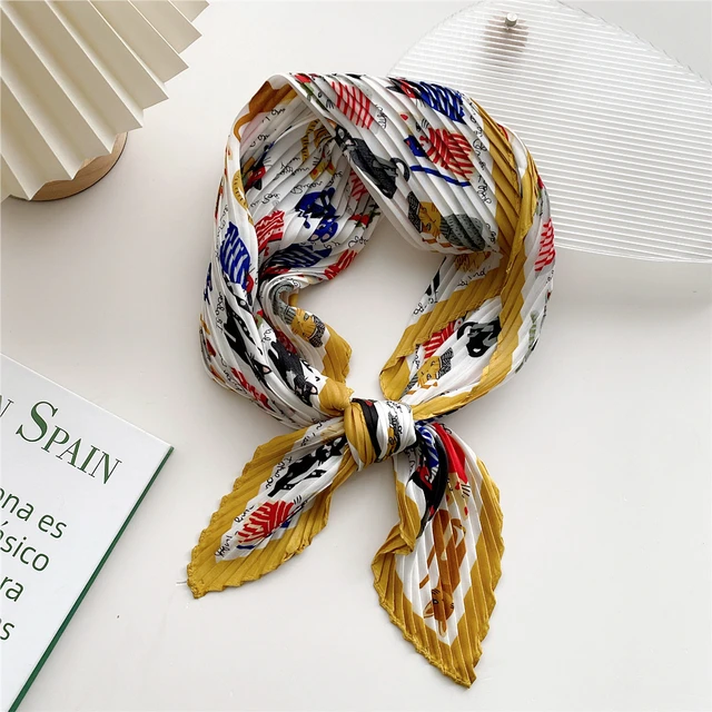 Ribbon Hand Bag Wrist Towel Headscarf Satin Skinny Ribbon Scarf DIY Luxury  Soft