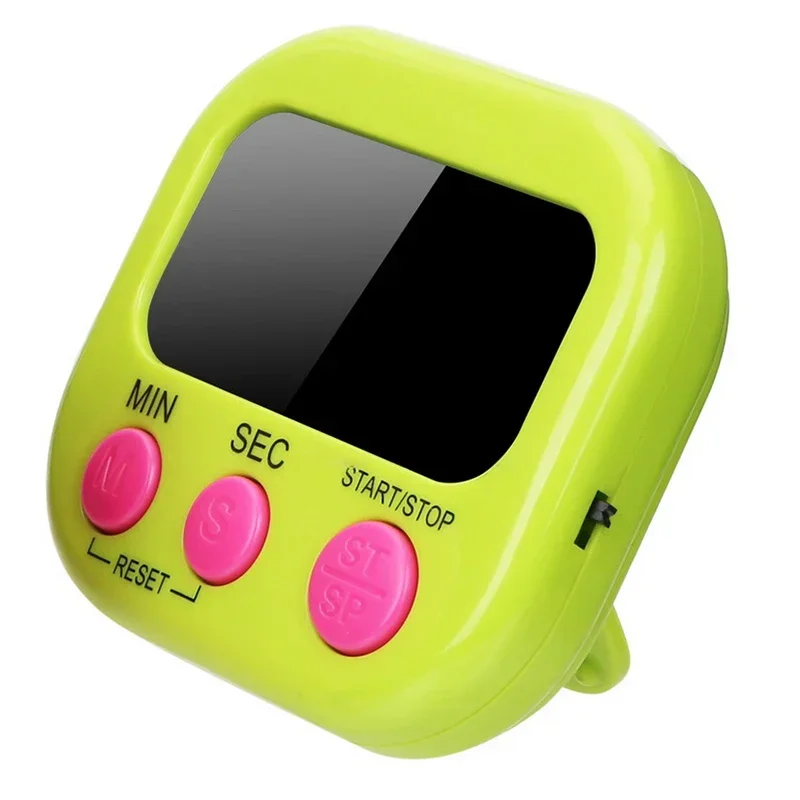 Electronic Kitchen Timer Magnetic LCD Digital Count Down Up Stopwatch Loud Kitchen Cooking Shower Study Stopwatch 4