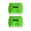 W50 1pair Grabs Lawn Pick Up Adjustable Handle Cleaning Tool Yard Durable Leaf Scoops Home Garden Handheld Rubbish Hand Rakes 2