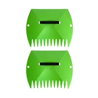W50 1pair Grabs Lawn Pick Up Adjustable Handle Cleaning Tool Yard Durable Leaf Scoops Home Garden Handheld Rubbish Hand Rakes 2