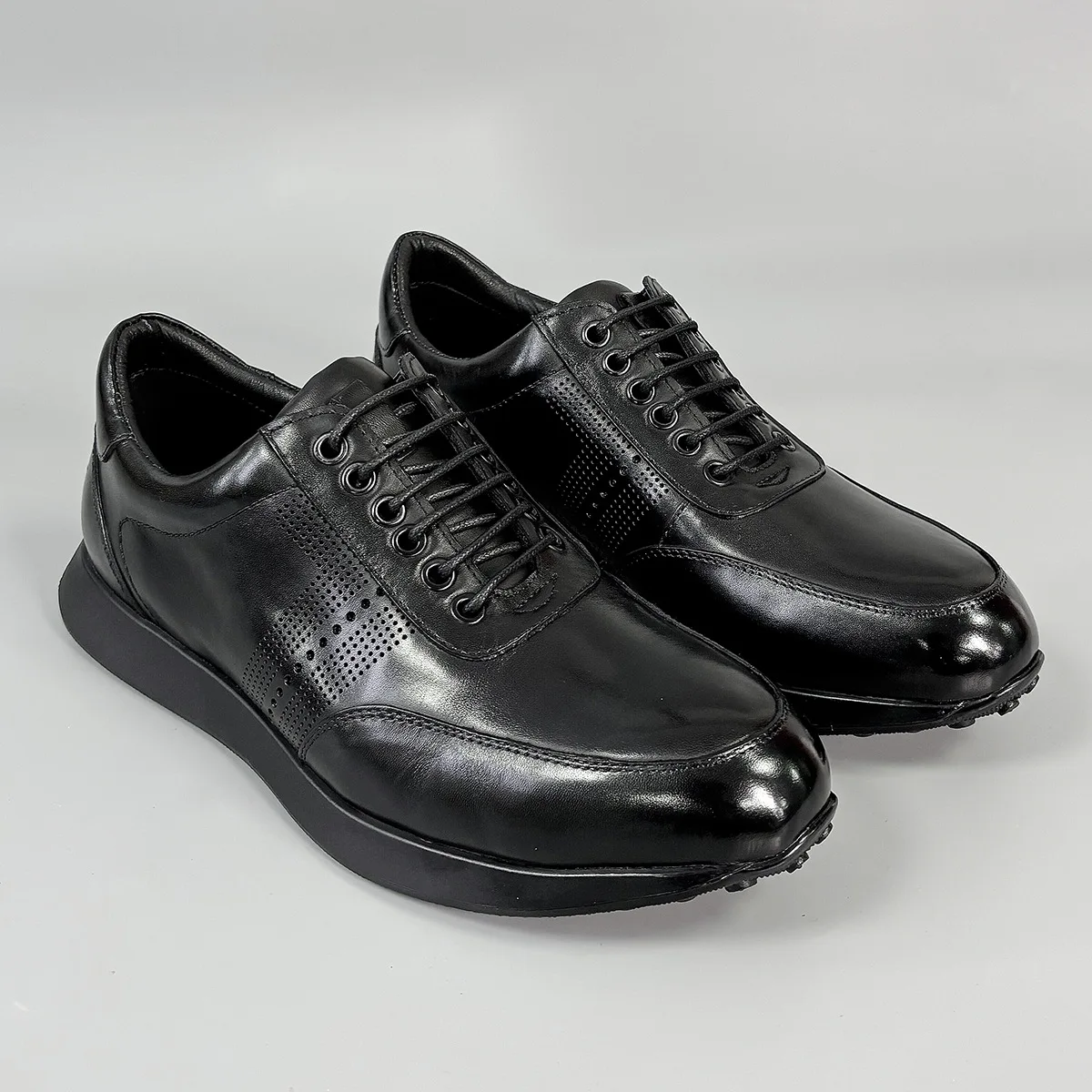 Mens Casual Shoes Genuine Leather Business Work Office Shoe for Men Cow Leather Original Fashion Breathable Sneakers Men 3