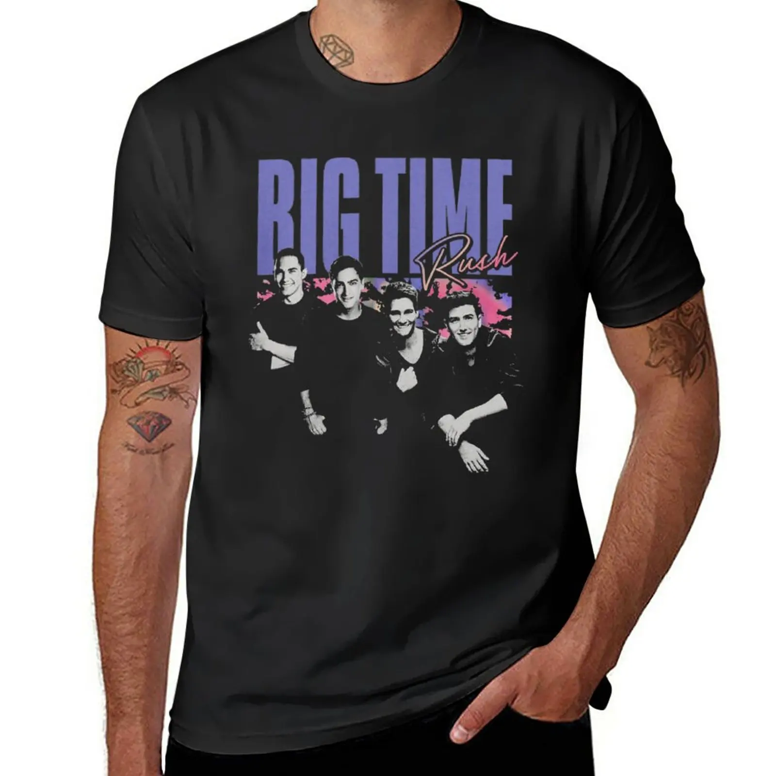 New Time Rush Btr 2022 Tour Btr Big Time Rush Btr 2022 Tour T-Shirt Sublime T Shirt Ragazzi T-Shirt Mens T-Shirt Pack