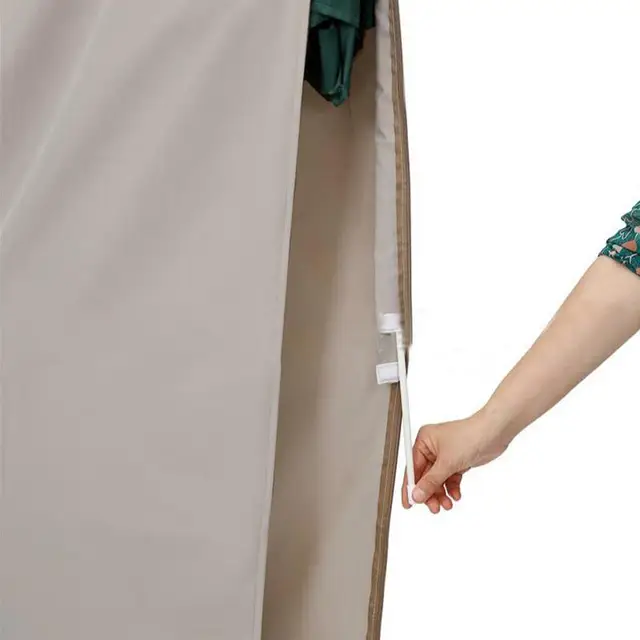 Terasz Esernyő Burkolat Kültéri Offset Parasol Konzol Esernyőkhöz Ívelt És Egyenes Pólus - Image 2