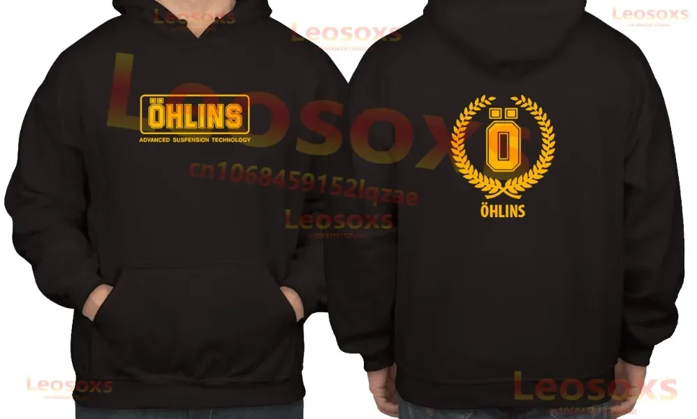 

ohlins Men's high quality printed polyester Leosoxs hoodie casual pockets soft comfortable breathable women's long sleeve