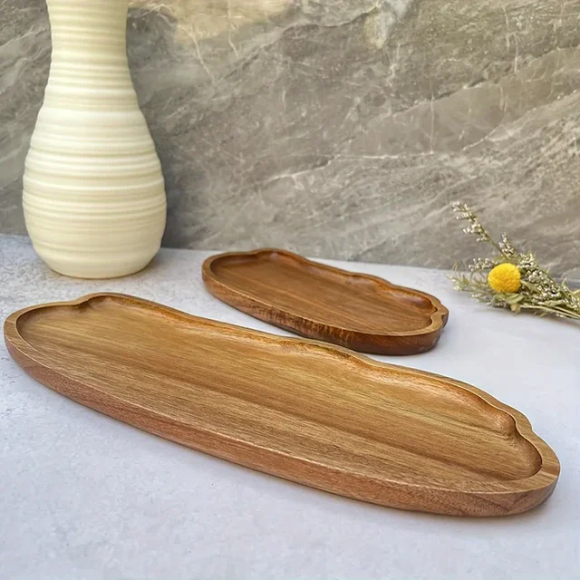 Japanese Wooden Serving Tray 1