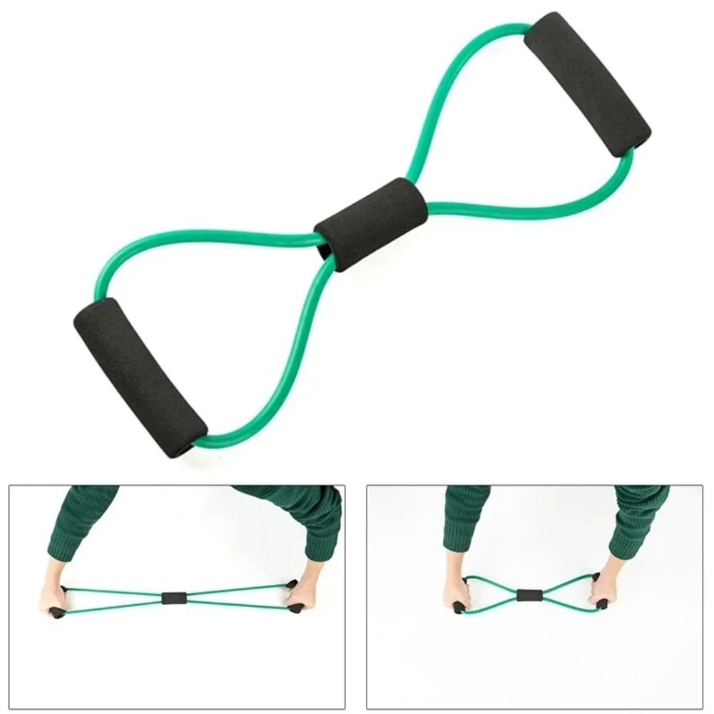 Yoga Resistance Exercise Bands Gym Fitness Equipment Pull Rope 8 Word Chest Expander Elastic Muscle Training Tubing Tension Rope resistance bands pull up assistance bands chest expander resistance band fitness tension rope resistance strap yoga stretch strap suspension training strap
