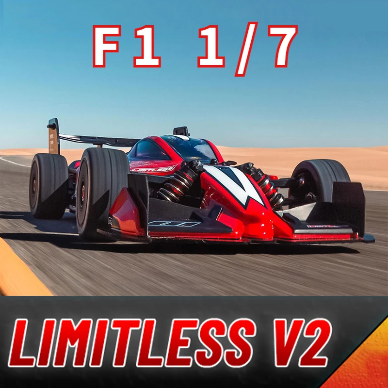 Nuova Rc Drift Car 1/7 F1 Illimitato Senza Limiti V2 170 Km/H Electric Racing Supercar Model Rc Cars Per Adulti