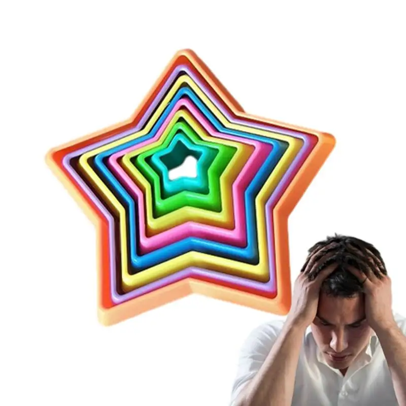 

Star Fidget Toys Reduce Fatigue Fidget Toys With Smooth Edges KidsHandheld Games For Recess Team Activities Interaction Party