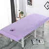 Beauty Salon Massage Table Fitted Bed Sheet, Skin-Friendly Massage Sheet, SPA Treatment Bed Cover with Breath Hole, 3 Sizes 3