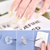 KADS 3pcs 100 Natural Kolinsky French Nail Art Liner Brushes 8/15/20mm Gel Polish Nail Art Tools Design Painting Drawing Liners 5