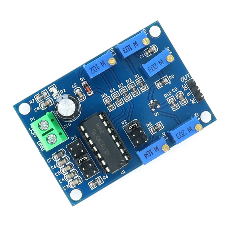 ICL8038 Waveform Signal Generator Sine Triangle Square Wave Module 10Hz-450KHz Medium and Low Frequency Signal Source 12V to 15V 6