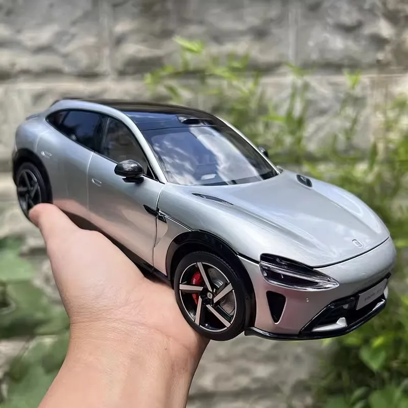 新品 xiaomi yu7 1:18 自動車合金モデル シルバー New Stock Xiaomi Yu7 1:18 Scale Official Alloy Die-Casting