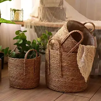 Woven Planter & Farmhouse Storage Basket 1