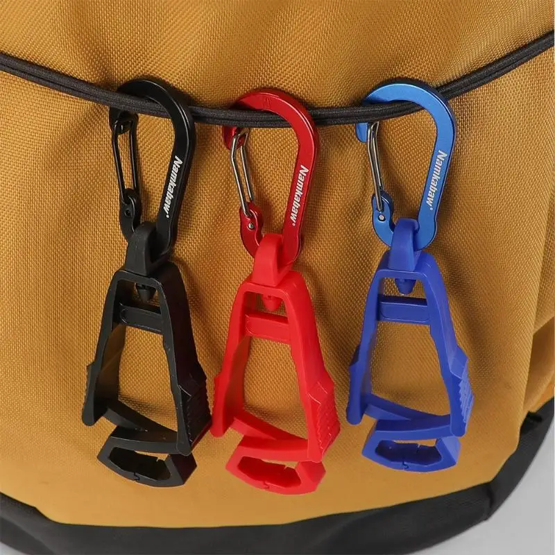 Polyformaldehyde Multi Tool Outdoor Glove Clip Multi-purpose Anti-dropHook Work Gloves Holder Clip KeySafety Clamp Camping Tools