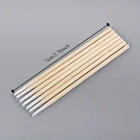 100pcs/pack White Pointed Cotton Swabs Multi-purpose Mini Makeup Cotton Swabs Eyelashes Nails Household Travel Cleaning Tools 2