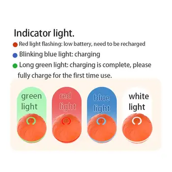 Interactive Dog Toy Ball Automatic Interactive Toy Pet Toy Ball USB Rechargeable Ball Thrower For Dogs Dog Enrichment Toys Pet 5