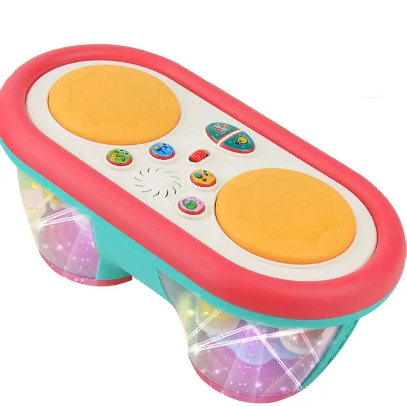 

Clapping Drum Carousel Hand Clap Drum Light Music Clap Drum Carousel Hand Clap Drum Musical Table Top Drum Kit Playset For Boys