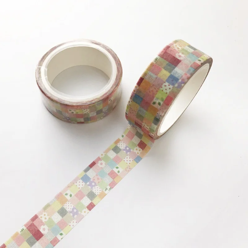 1 롤 귀여운 테이프 크리 에이 티브 매거진 Diy 장식 테이프 선물 테이프 포장 테이프 미적 장인 정신 문구 테이프