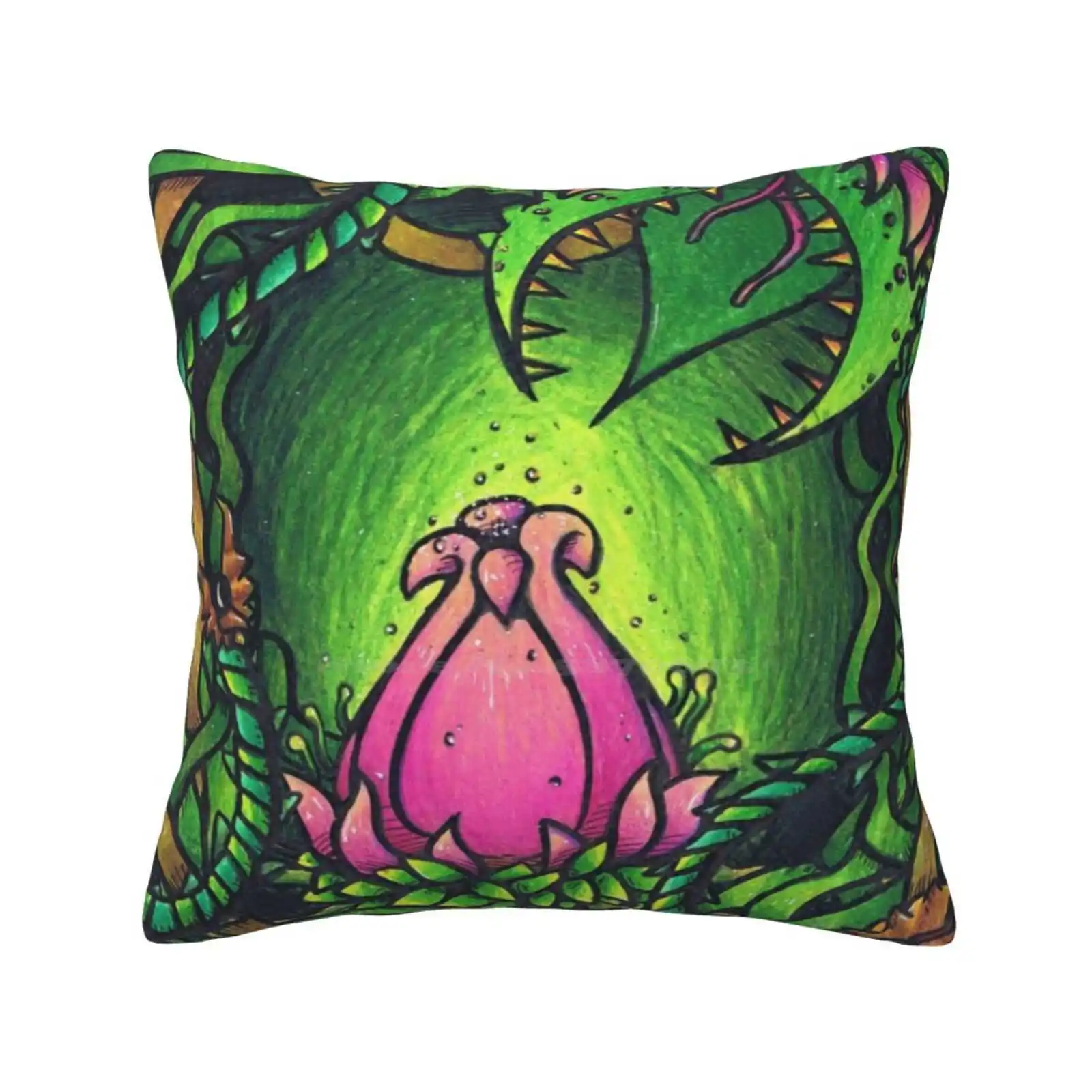Terraria-Plantera Fashion Sofa Throw Pillow Cover Federa Plantera Terraria Games Event Jungle Biomes Plants Boss