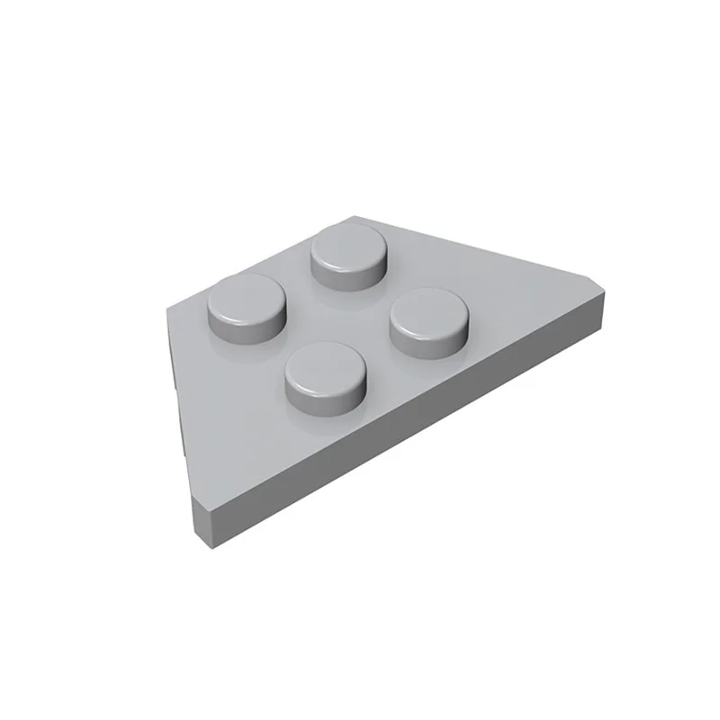 MOC 10PCS 51739 웨지 플레이트 2x4 빌딩 블록 키트 하이테크 보드 벽돌 입자 퍼즐 DIY 장난감 어린이 생일 아이 선물
