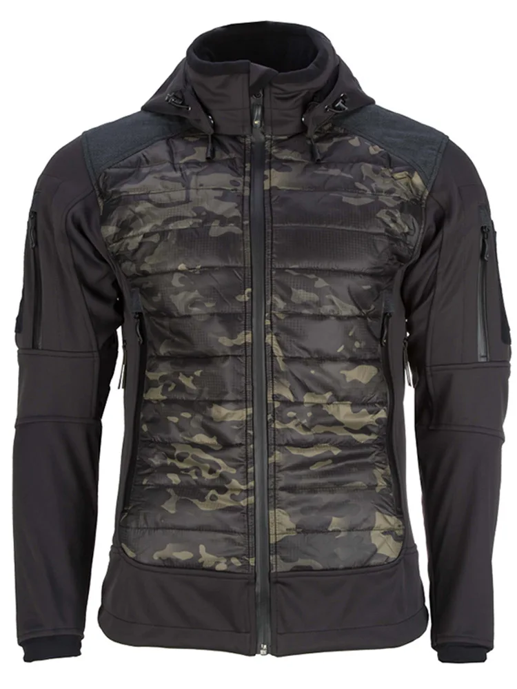 Outdoor cotton jacket for men, windproof and waterproof hunting jacket, cold resistant clothing, ISG
