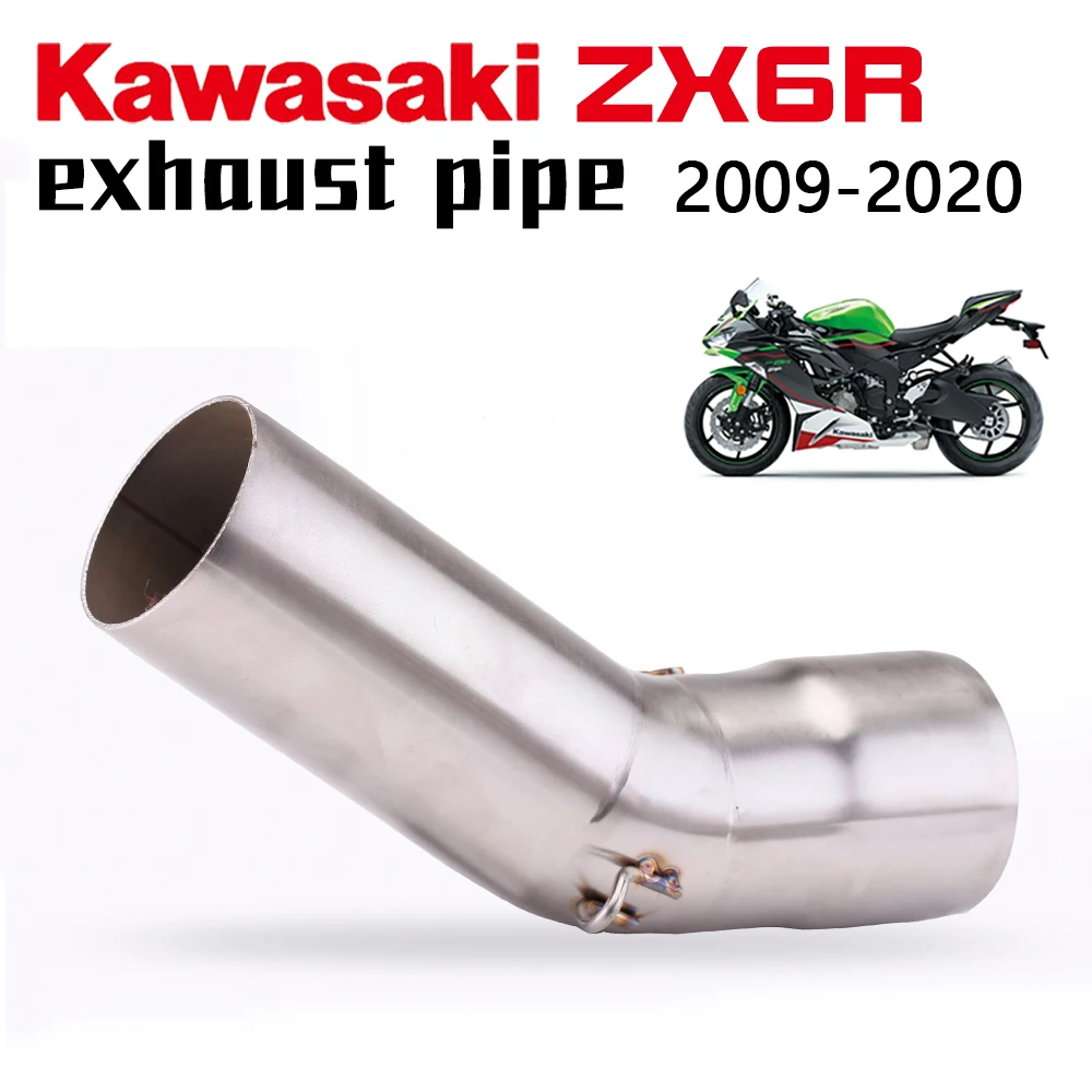 Motorcycle Exhaust Mid Pipe Escape Modify For Kawasaki ZX6R ZX 6R ZX636 